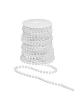 Sirag perle de plastic; decorarea legăturilor de flori, coroane, scaune, ambalare cadouri, aranjamente de nunta, floristica, aranjamente de craciun sau ca un lant