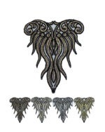 dantela brodata poliester Bumbac+pietre; Dantela brodata poliester+lurex; dantela brodata poliester; dantela brodata lurex DBR; dantela brodata; dantela poliester florala 7cm; dantela poliester; dantela florala; dantela din poliester cu fluturi; dantela poliester flori; Dantela brodata lurex DBR-19cm