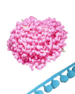 banda cu ciucuri; ciucuri pe banda; www.del-cucito.ro