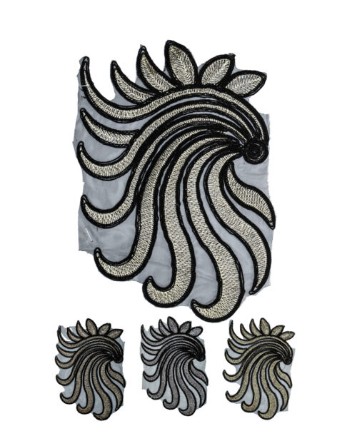 Dantela brodata DBR 23cm dantela brodata poliester Bumbac+pietre; Dantela brodata poliester+lurex; dantela brodata lurex DBR; dantela brodata; dantela poliester florala 7cm; dantela poliester; dantela florala; dantela din poliester cu fluturi; dantela poliester flori