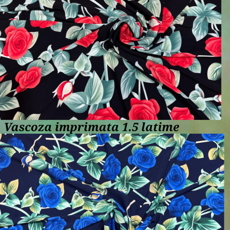 Vascoza Imprimata 1.5 m Latime