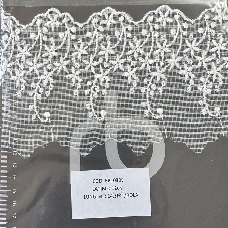 Dantelă brodată pe tulle – IVOAR