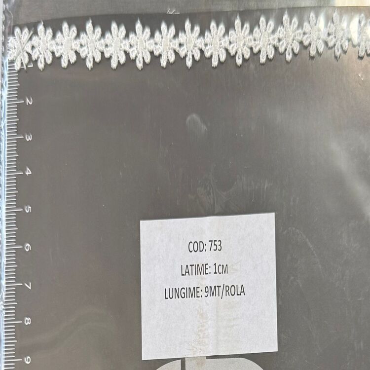 Dantelă brodată pe tulle – IVOAR