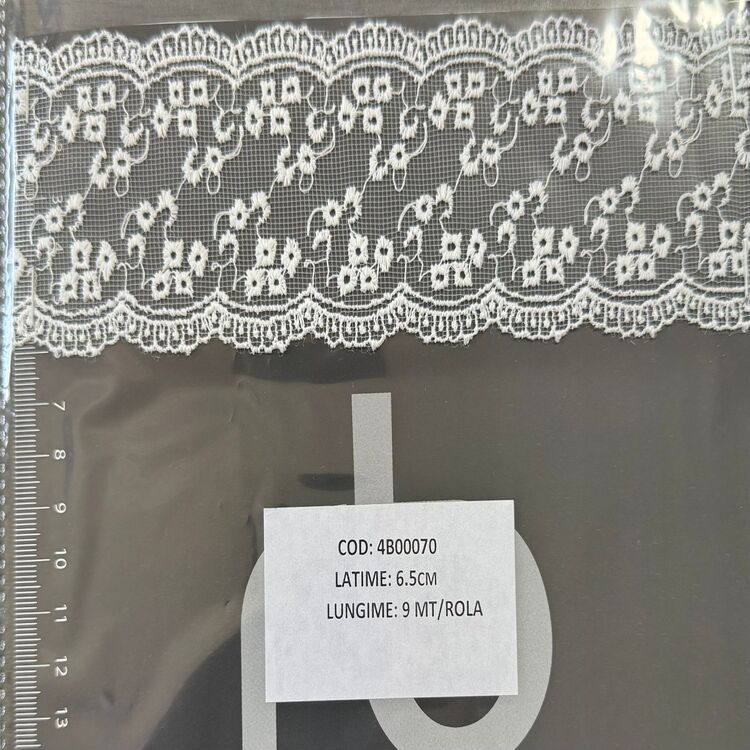 Dantelă brodată pe tulle – IVOAR