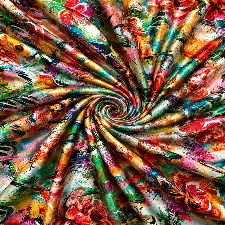In imprimat floral abstract