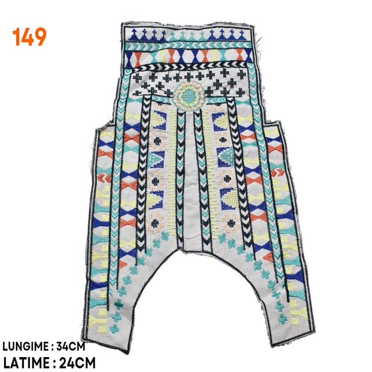 Guler decorativ brodat