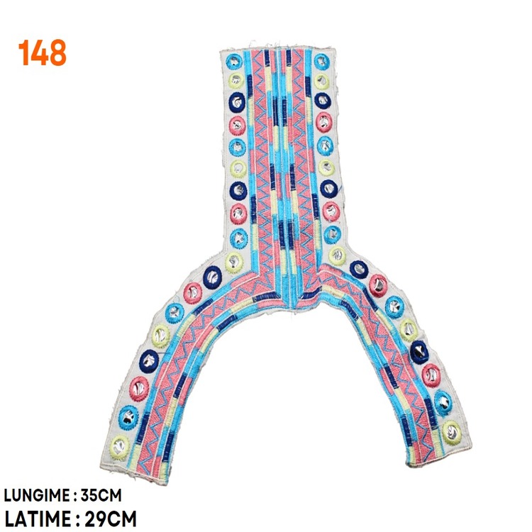 Guler decorativ brodat